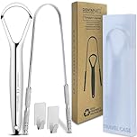 Tongue Scraper Metal Stainless Steel Tongue Scrapers for Adults Restore Fresh Breath Improve Taste and Oral Health with our tongue cleaners suitable for Men & Women Personal Hygiene - Tongue scraper 2