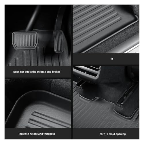 Tapis de sol Tesla Model Y 2025 anti-salissure protection coffre TPE étanche - 3