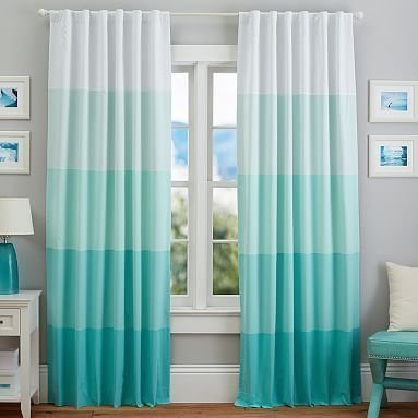 GOGAJI COLLECTION™ 3D Shaded Digital Printed Polyester Fabric Curtains for Bed Room, Living Room Kids Room Window/Door/Long Door (Set of 2) Dn-j9 (Blue, 4 x 5 Feet (Size: 48 x 60 Inch) Window)