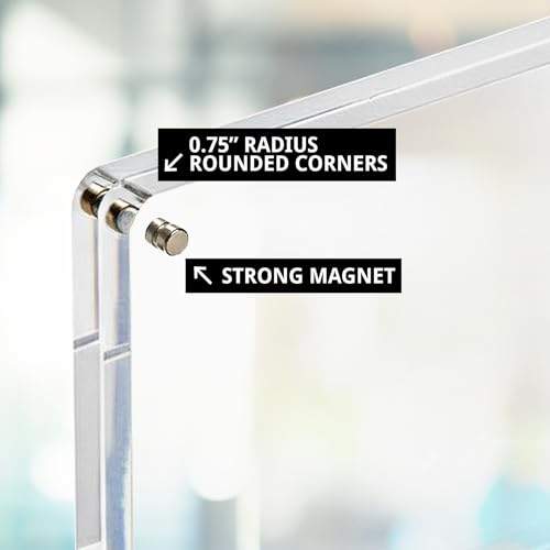 Cadre acrylique double face vertical ou horizontal Azar Displays - 5