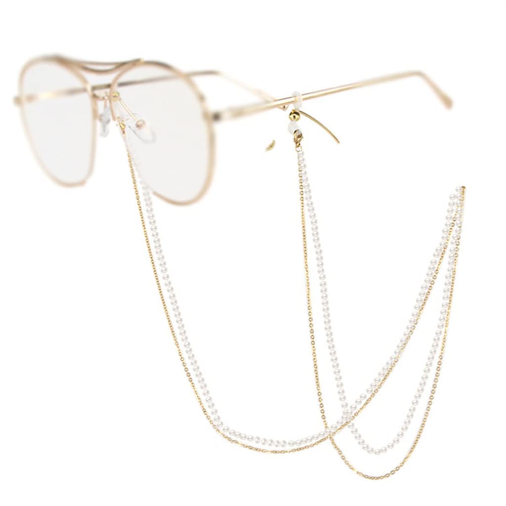 Chaîne de lunettes pour femmes cordon anti-glissement contre la perte