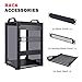 GeeekPi 8U Server Rack Cabinet, DeskPi RackMate T1 Plus,10 inch Network Rack for Servers, Network, A/V Equipment, 10.23inch/260mm Depth (Black)