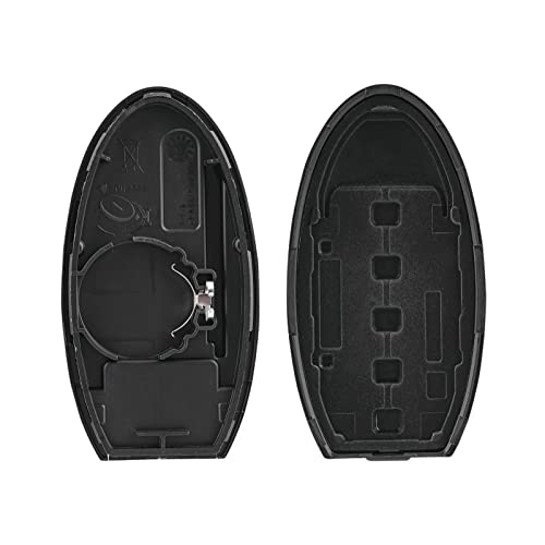 Boîtier de rechange clé Nissan Altima Maxima qualité premium noir