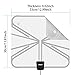 TV Antenna Indoor 50 Miles 1080P Digital HDTV Antenna - Extremely High Reception Indoor - Ultra Thin-Super Soft & Light