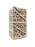 PREMIUM QUALITÄT: reines Brennholz Kaminholz Weißbuche auf Palette gestapelt, 1.8 RM / 2.9 SRM. Maße der Palette: 120 х 90 х 200 cm