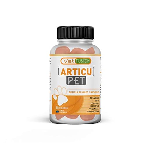 ArticuPet | Antiinflamatorio para perros y gatos | Recupera su energía y movilidad | Combate el dolor y la inflamación | Con colágeno + cúrcuma + condroitina + magnesio | 50 unidades sin azúcar
