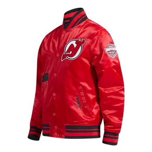 Image of Pro Standard Mens NHL Old English Satin Jacket