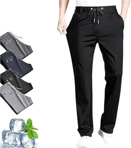 Nallywear Stretch Pants, Airflexion Pants - Pull on Ice Silk Comfort Everyday for Women Men