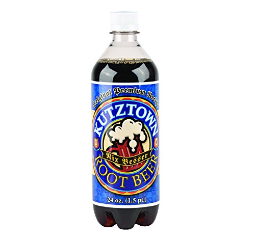 Amishtastes Kutztown Sodas Variety Pack- Sarsaparilla, Birch Beer, White Birch Beer, Root Beer- Kutztown "Nix Besser" Pa Dutch Style, 24 Oz. (Pack Of 8) #TOP3