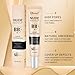 O'CHEAL BB Cream with SPF 50+ | Full Coverage Tinted Moisturizer with Buildable Concealer Powder Foundation, Oil-Free, Hydrating & Matte Finish | Vegan, Cruelty-Free, for All Skin Types(Ivory)