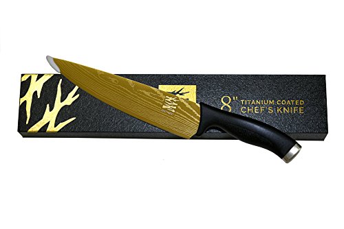 Chef Knife Titanium Coated - 8