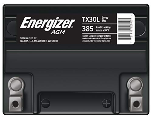 Energizer ETX30L Tx30L Agm Motorcycle And Atv 12V Battery thumb #5