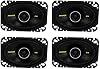 4) Nuevas Kicker 40CS464 4x6" 300W Bocinas coaxiales para auto de 2 vías CS464 2