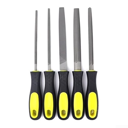 Lime en acier de 15,2 cm, outil de travail du bois à dents moyennes pour sculpter des travaux manuels, râpe à bois (triangulaire)