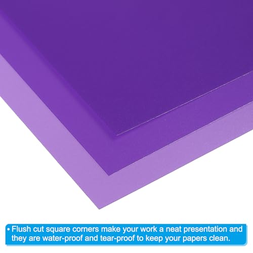 Couverture de reliure PVC protégeant vos feuilles de rapport A4 contre les déchirures