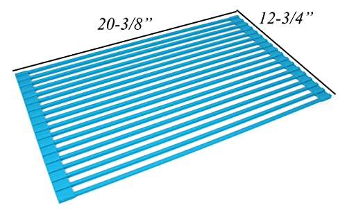 Cozyblock 25 Inches 16-Gauge Stainless Steel Topmount Drop-In Single Bowl Kitchen Sink In Brushed Stainless Steel Finish With Silicon Dishrack And Strainer #TOP6