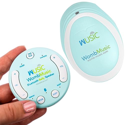 womb music premium pregnancy pack by wusic - get the bluetooth baby belly speaker and baby heartbeat monitor in this great combo prenatal pregnancy gift package