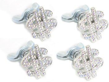 V-Twin 37-1973 - License Plate Bolt Set Dollar Sign Style