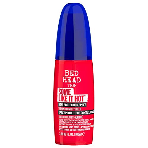 Bed Head by TIGI Some Like It Hot Heat Protection Spray Hot Tools Protectant up to 230C with Anti-Frizz Humidity Shield Thermal Defence & Smooth Finish Styling 100ml