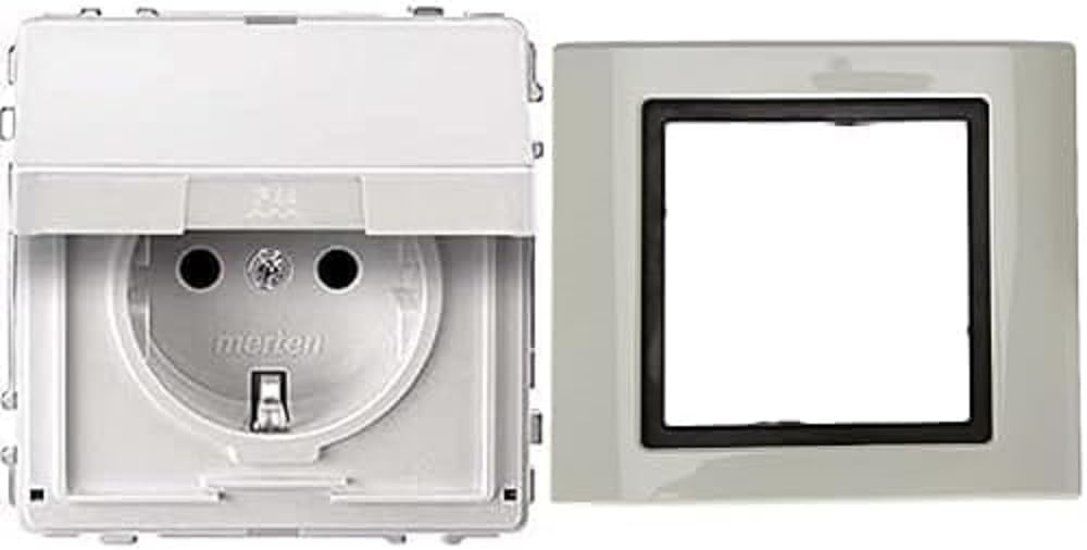 Bundle aus Schneider Electric Merten MEG2310-7219 Schuko Steckdose 