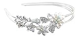 Haarreifen, Strasshaarreifen, Strass, Blume, Haarband