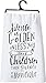 Primitives by Kathy 26951 Lol Cotton Dish Towel, Silence is Golden