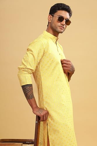 Image of BE ACTIVE Cotton | Traditional and Elegant Look | Indian Kurta for Men | Full Sleeve Kurta
