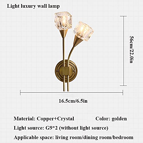 Lámpara de Pared Dorada para Crear un Ambiente Íntimo en el Dormitorio 5
