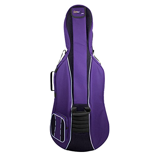 Tomandwill 41VC12-615 - Bolsa de transporte para violonchelo Classic , color morado, tamaño 1/2