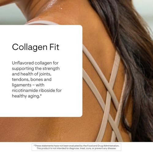 Image of THORNE - Collagen Fit - Unflavored Collagen Peptides Powder with Nicotinamide Riboside - 15g of Collagen Peptides and 14g Protein per Serving - NSF Certified for Sport - 17.8 Oz - 30 Servings