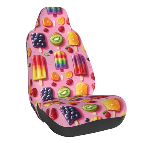 Housses de siège auto pour protéger votre intérieur | Confort amovible imprimé fruits