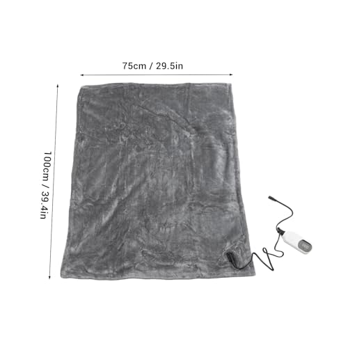 Ghzste Heated Car Blanket Car Heating Blanket 12V 48W Soft Warm Flannel Fast Heating Breathable Car Electric Blanket for Camping 100x75cm - Image 2