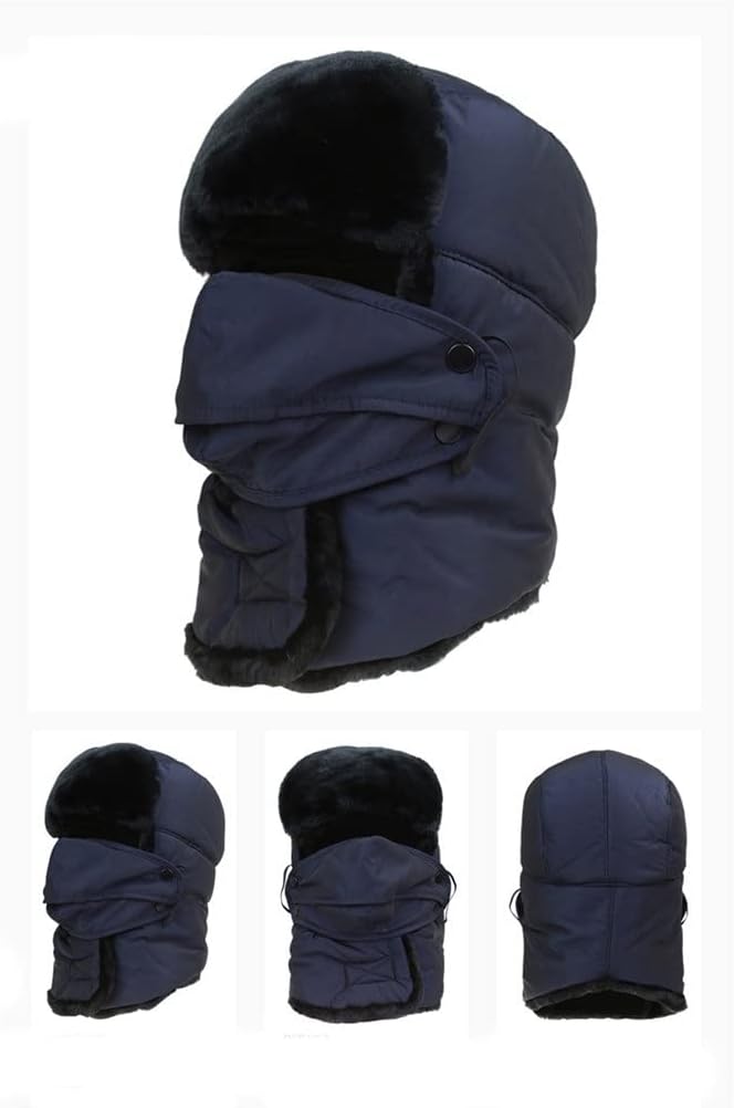 Winter Hat Men Lei Feng Neck Outdoor Warm Female Cotton Thickened Cold