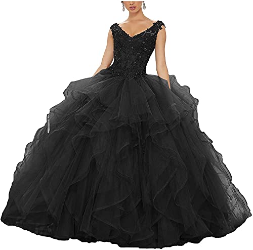 Image of QXMYOO Ball Gown Quinceanera Dresses Sweet 16 Prom Party Princess Dress for Teens