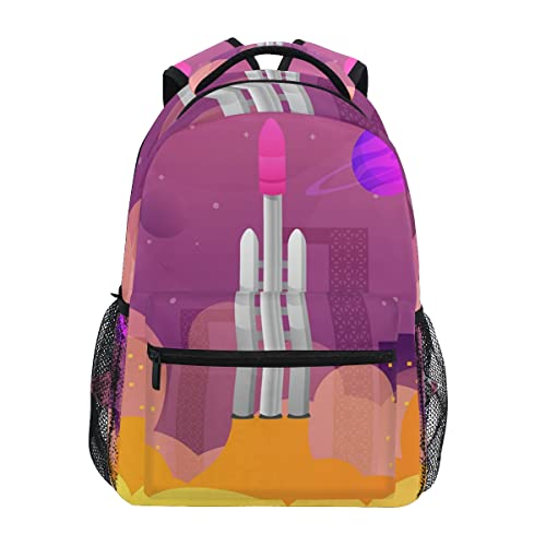 Sac à dos école galaxie pour le collège et les voyages des ados