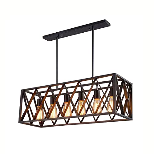 Suspension réglable industrielle en métal noir pour éclairer un bar ou un café