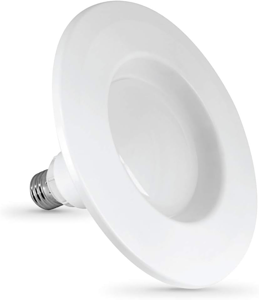 Feit Electric LEDR56/927CA/MED/2 5/6 in. 65W Equivalent InstaTrim Adjustable Neck Integrated LED Retrofit Recessed Downlight, White, 2 Piece