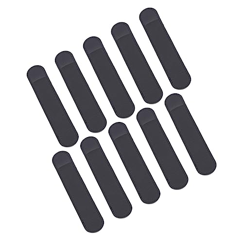 HOMSFOU Custodia in Pelle Pu Per Stilo Touch 10 Pezzi Nera, Protezione Antipolvere e Antigraffio Per Penna Fontana, Set Leggero e Facile Da Installare Per Uso Business e Quotidiano