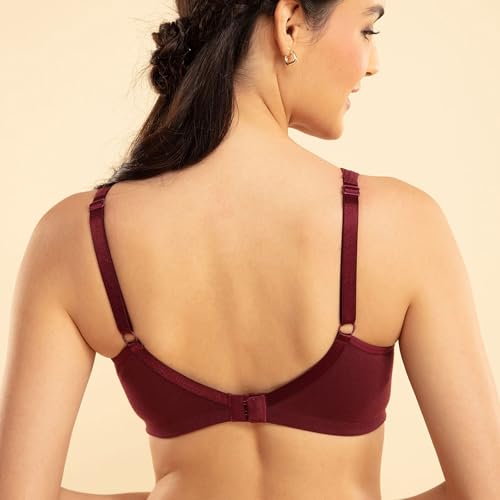Image of NYKD NYB169 Cotton Non Padded Non Wired Encircled Shaping Bra Pack of 2 Full Coverage (Plus