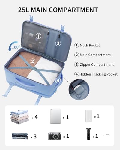 Image of ECOHUB Travel Backpack Airline Approved Under Seat Personal Item Bag