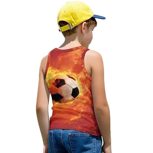 Xpyiqun Tank Tops Size 1-6 Years Vest Summer Athletic Sleeveless Shirt for Boys Tees Breathable4