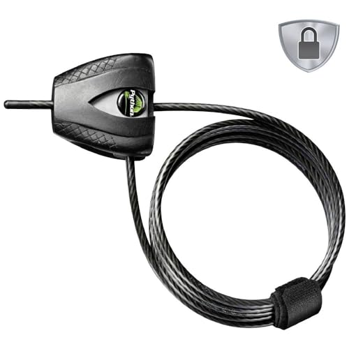 Master Lock 8417dpro - Candado Antirrobo De Cable 1,80 M X 5 Mm Negro