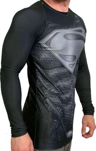 Rash Guard BATMAN Masculina Atlética Cor:Preto;Tamanho:GG