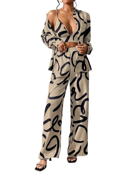 COOL AND CASUAL Co Ord Set for Women Beach Dress Vacation Outfits Beach Wear for Women Western Stylish Dresses