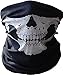 Produktbild Premium Multifunktionstuch | Sturmmaske | Bandana | Schlauchtuch | Halstuch mit Totenkopf- Skelettmasken für Motorrad Fahrrad Ski Paintball Gamer Skull Mask