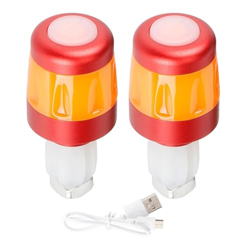 Clignotants pour vélo et poignée de guidon LED étanche avec batterie USB