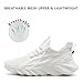 XKOWUO Mens Walking Shoes Running Trainers Sneakes Athletic Gym Fitness Sport Shoes Non Slip Breathable Mesh Workout Fashion Slip On Comfortable White US 11