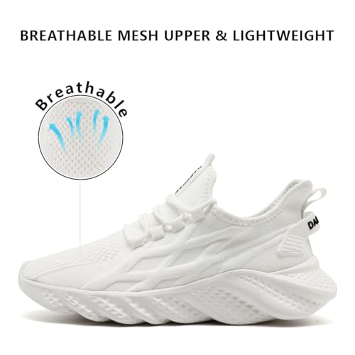 Image of Mens Slip On Walking Shoes Sneakers Running Shoes Trainers Athletic Gym Fitness Sport Shoes Non Slip Breathable Mesh Workout Fashion Breathable Comfortable
