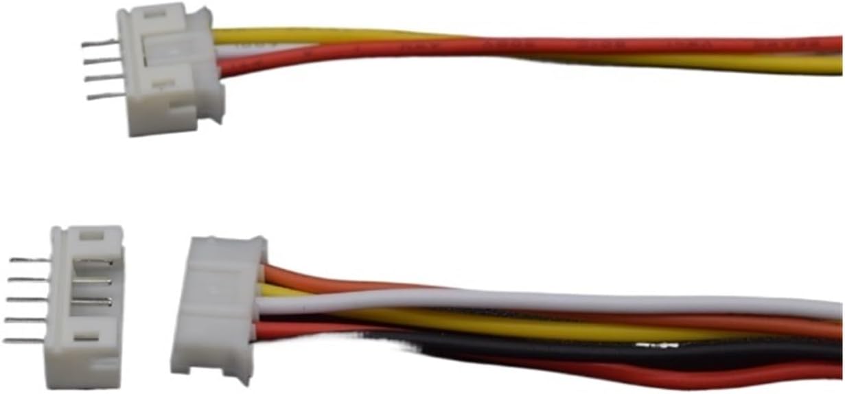 5Sets JST XH2.54 XH ZH PH2.0 1.25mm 1.5mm 2.0mm 2.54mm Wire Cable Connector 2 3 4 5 6 7 8 9 10PIN(1.25MM,Length 20CM_5 Sets 3P)