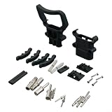 NiuLumea Gabelstapleranschluss, 80 A/160 A/320 A, 150 V, Schutzstufe IP23, mit versilberten Kupferklemmen, effiziente Ladefähigkeiten, für Fahrzeuge (80 A Buchse + Stecker)